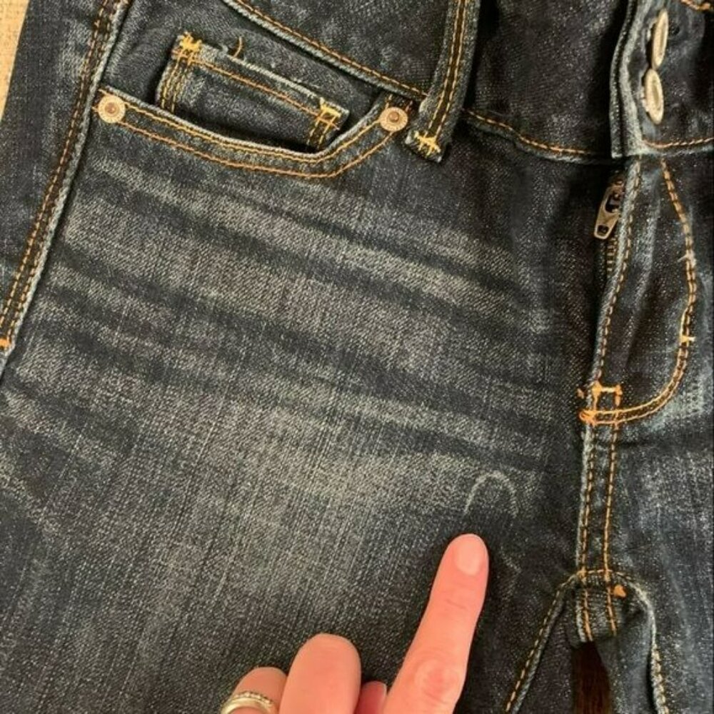 American eagle womens artist cropped straight leg denim jeans - 4 - Picture 13 of 13